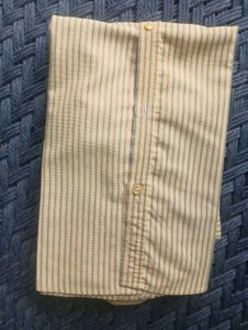 Rose Men&#39;s Striped Button-Down Shirt