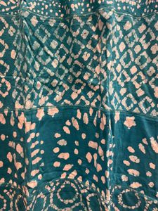 Cute Green Printed Dress