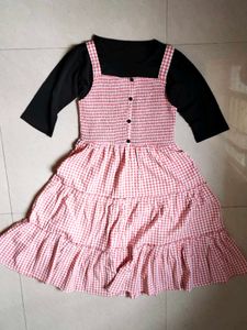 Pink Gingham Sundress