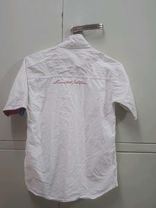 Boys White Casual Shirt