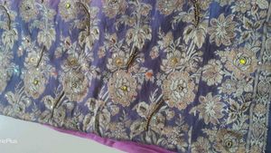 Worked Like New Pink Saree With Blouse