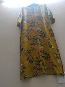 Floral Print Kurta