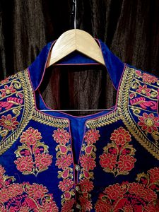 Velvet Rich Thread Work Blouse🤩✨