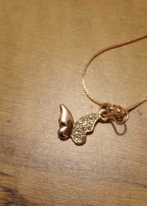Rose Gold Chain with Butterfly Pendant