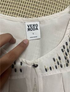 White Embroidered Top