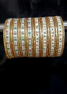Diamond Bangles Chura Pack Of 24