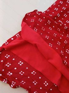 Red Churidhar Setm