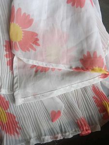 Floral Print Tie-Front Blouse
