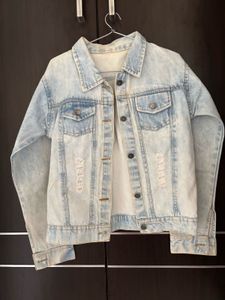 Distressed Denim Jacket
