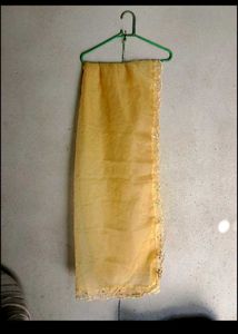 golden color kurti set