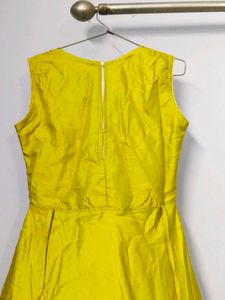 Yellow Embroidered Dress