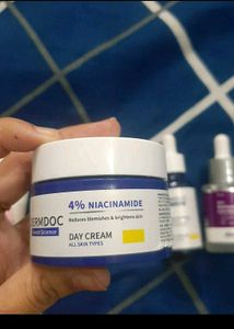 Skincare Bundle: Johnson&#39;s, DermDoc, Derma