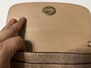 Authentic CoachRose Gold Party Sling
