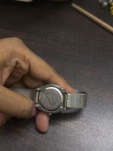 Silver Mesh Watch