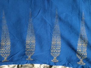 Dark Blue Indo Western Top