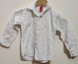 Red Waist Coat White Shirt Black Pant Set 3-4 Year