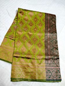 South Silk Saree With Blouse Piece