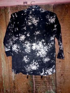Printed Black Color Shirt For Women