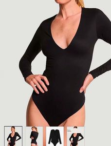 H&amp;M Black Long Sleeve Bodysuit