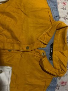 Color Block Button-Down Shirt