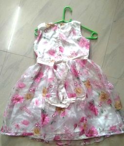 Floral Girls Party Dress