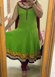 Flared Anarkali Kurta Set