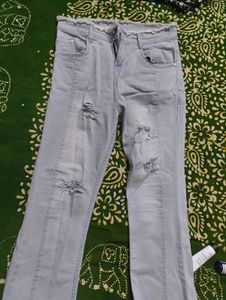 Ripped Light Wash Jeans