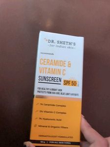 Dr.Sheths Ceramide &amp; Vitamin c Sunscreen