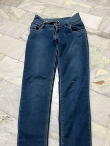 Dark Blue Denim Jeans