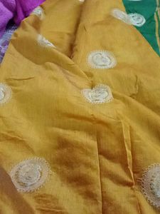 Elegant Yellow handloom Saree