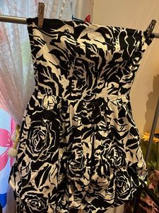 Black &white Party Dress