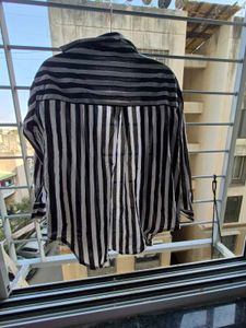 Striped Black &amp; White Shirt