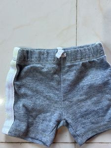 Cute Gray Baby Shorts