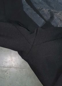 Black Formal Pant Flared Bell Bottom