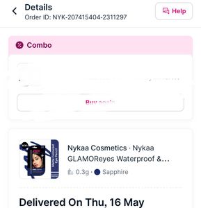 Nykaa GLAMOReyes Waterproof Eyeliner- Sapphire