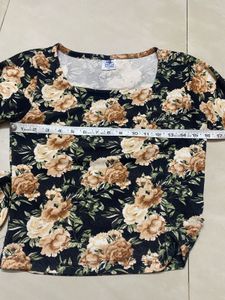 Floral Long Sleeve Top/blouse
