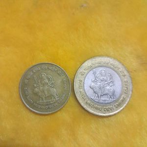 VaishnoDevi rs10 Rs5 commemmorative coins