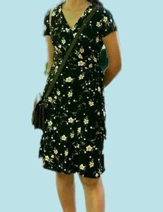 Floral Wrap Dress