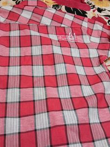 Half Sleeves Ready Made Cotton Mix Shirt