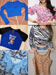 6 Crop Top Combo