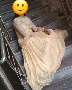 Hand Embroidered Ethnic Gown