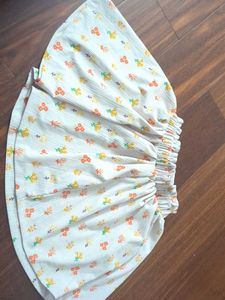 Floral Print Mini Skirt