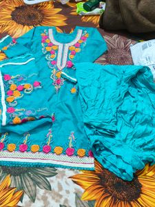 Dhoti Suit Set With Dupatta...
