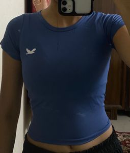 BLUE FITTED TEE Price Is Negotiable!!!!!