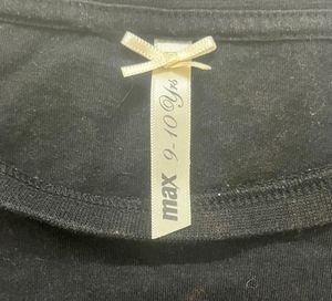 Max Black Crop Top