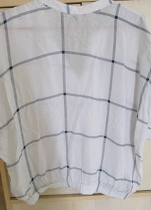 Checkered White Top