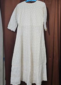 White Stunning Anarkali Kurta