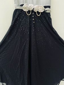 Black &amp; White Long Dress
