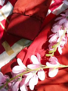 Stylish Red Casual Jacket