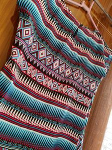 Patterned Tunic Top